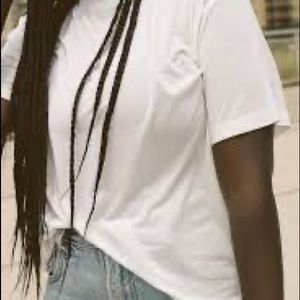 Girlfriend Collective Perfect Crew Neck Tee (S, White)